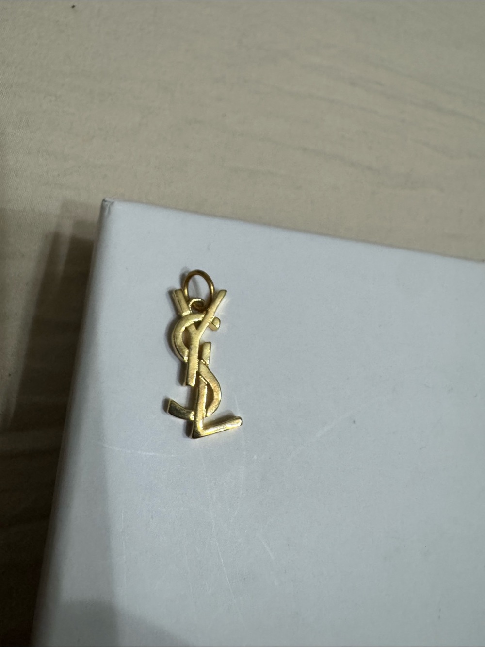 Upcycled YSL Pendant